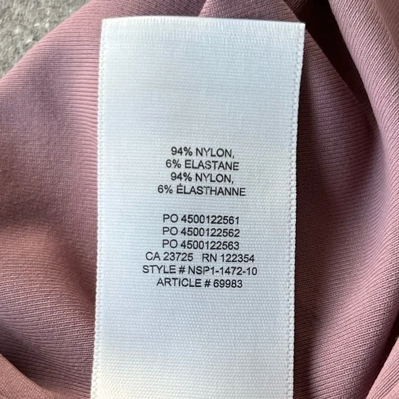 NWOT Aritzia Babaton Contour Thong Bodysuit - Shadow Mauve - Picture 9 of 9